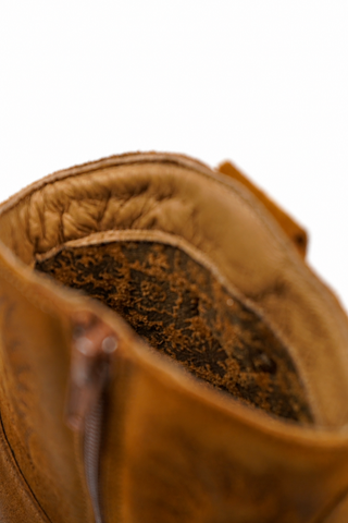 Clara Suede Camel Low