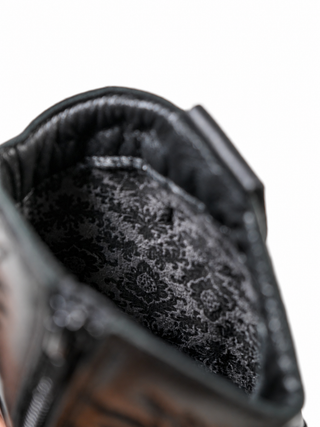 Clara Leather Black Low