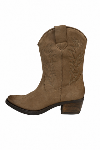 Mia Suede Taupe Medium