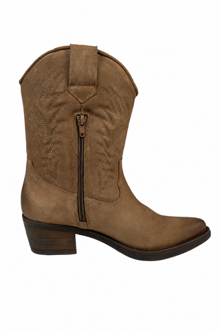 Mia Suede Taupe Medium