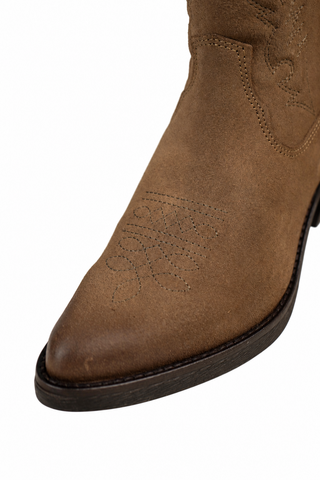 Mia Suede Taupe Medium