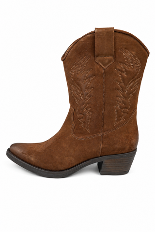 Mia Suede Brown Medium