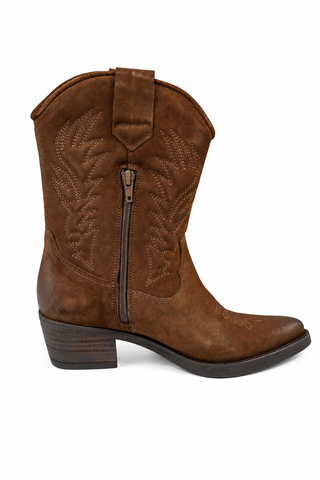 Mia Suede Brown Medium