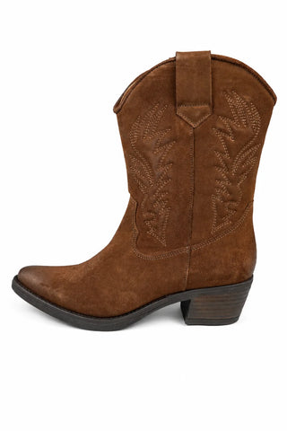 Mia Suede Brown Medium