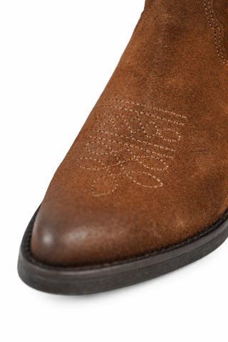 Mia Suede Brown Medium